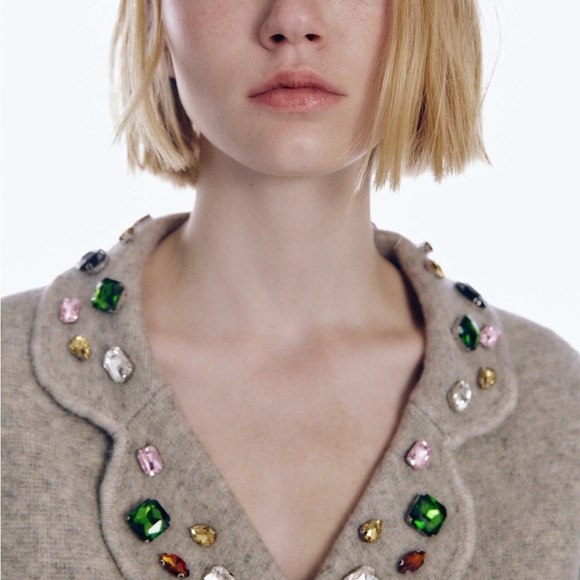 Zara Wool Blend Skirt and Blazer Set - Picture 3 of 7